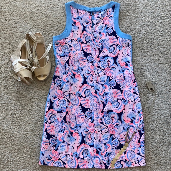 Lilly Pulitzer Angie Stretch Shift Dress - Picture 5 of 11
